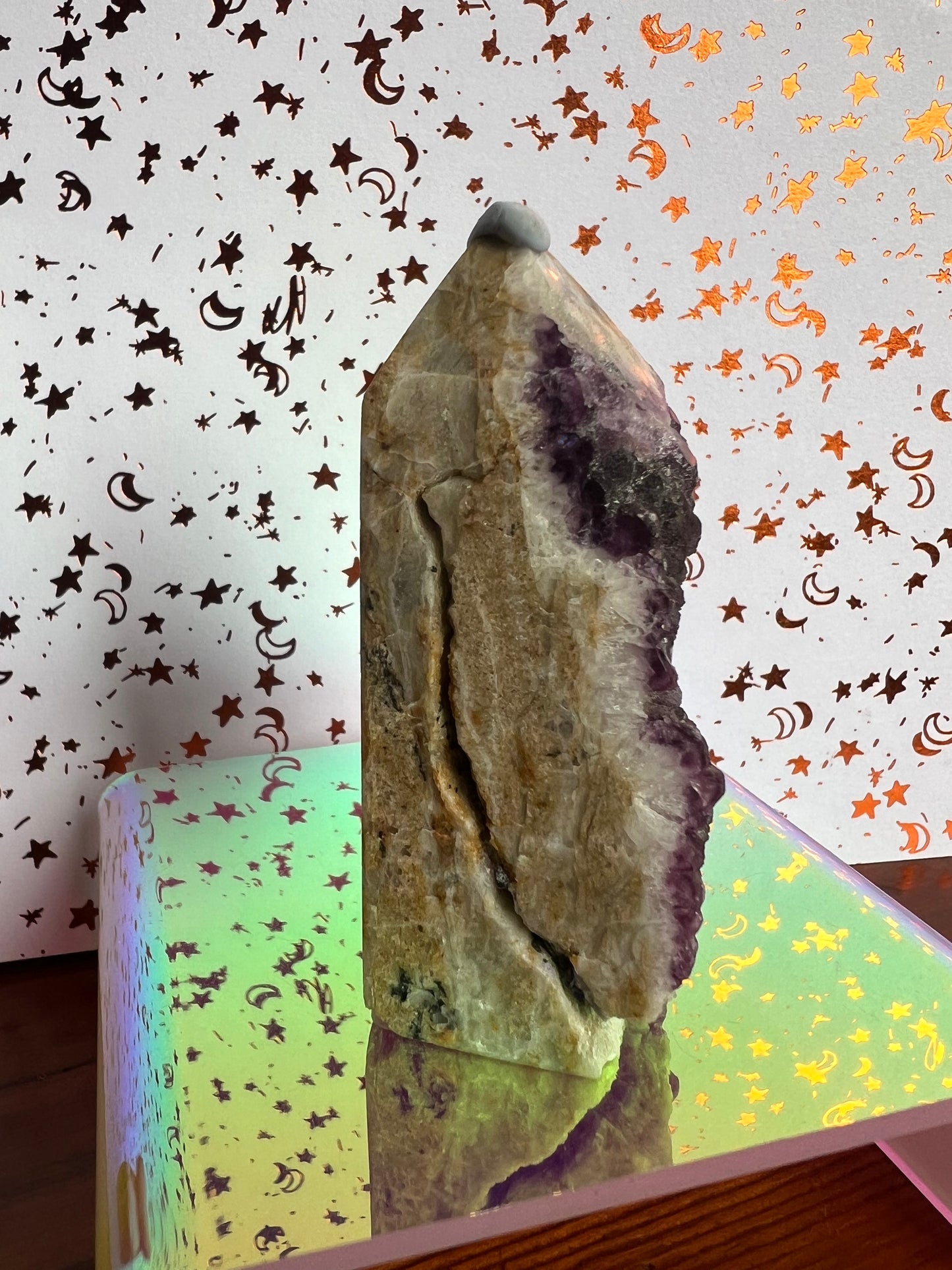 Purple Fluorite Specimen Tower