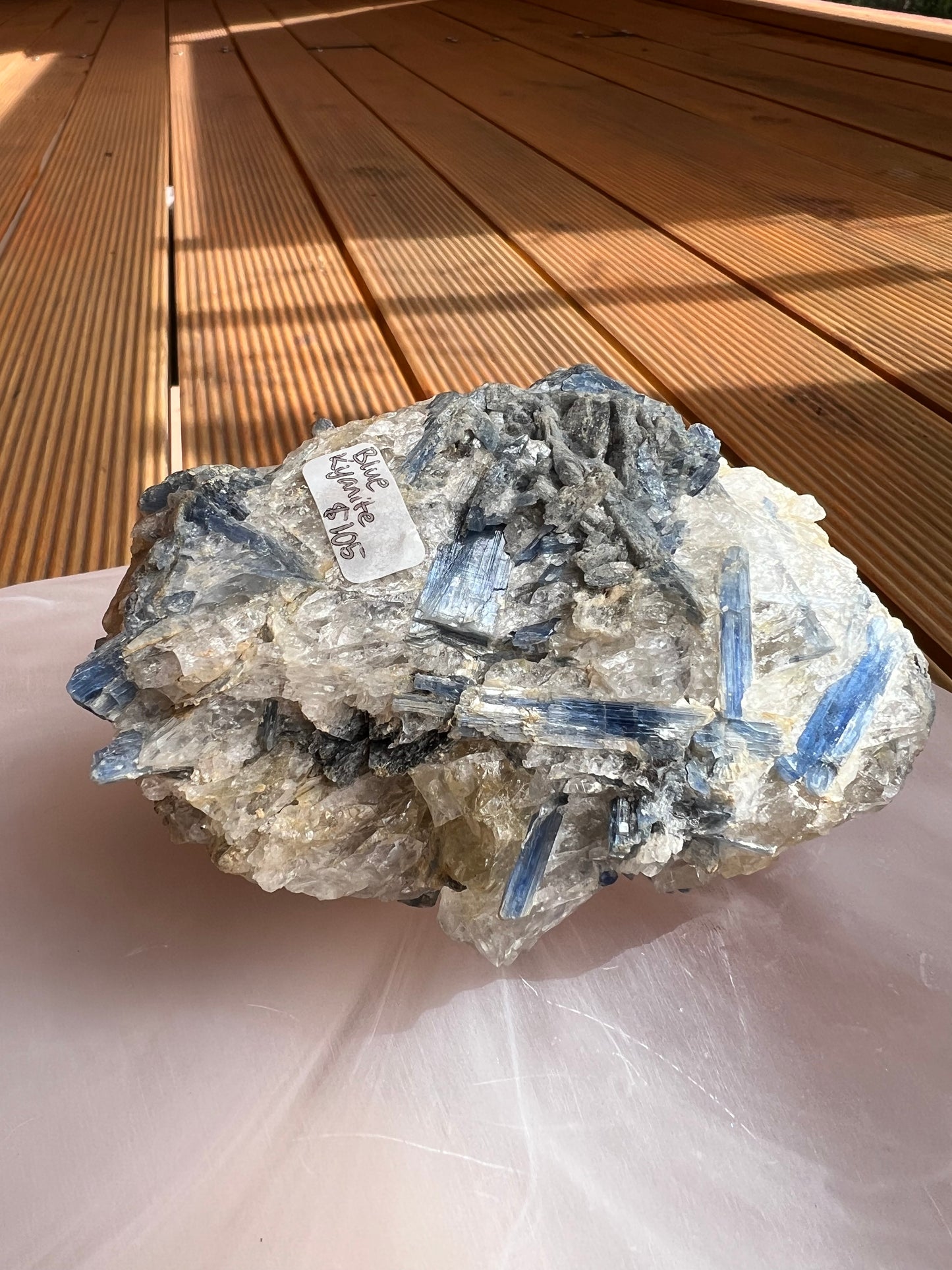 Blue Kyanite Cluster – Communication & Higher Knowledge