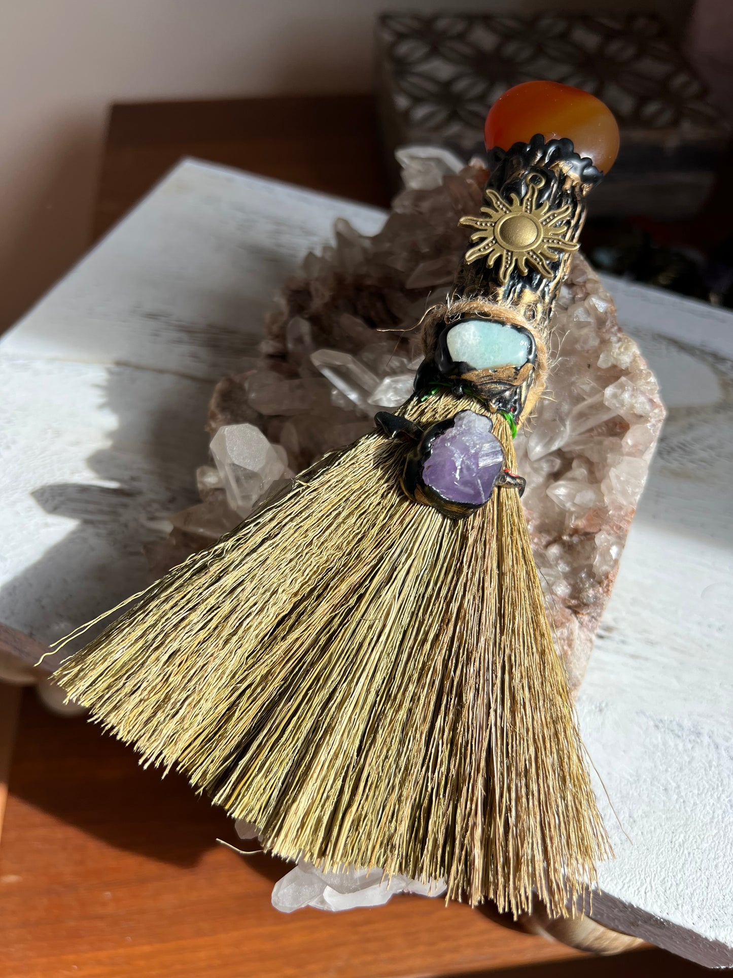 Crystal Energetic Broom