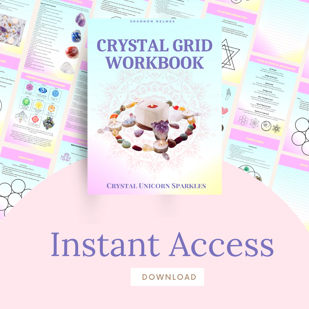 Crystal Grid Workbook Digital Printable