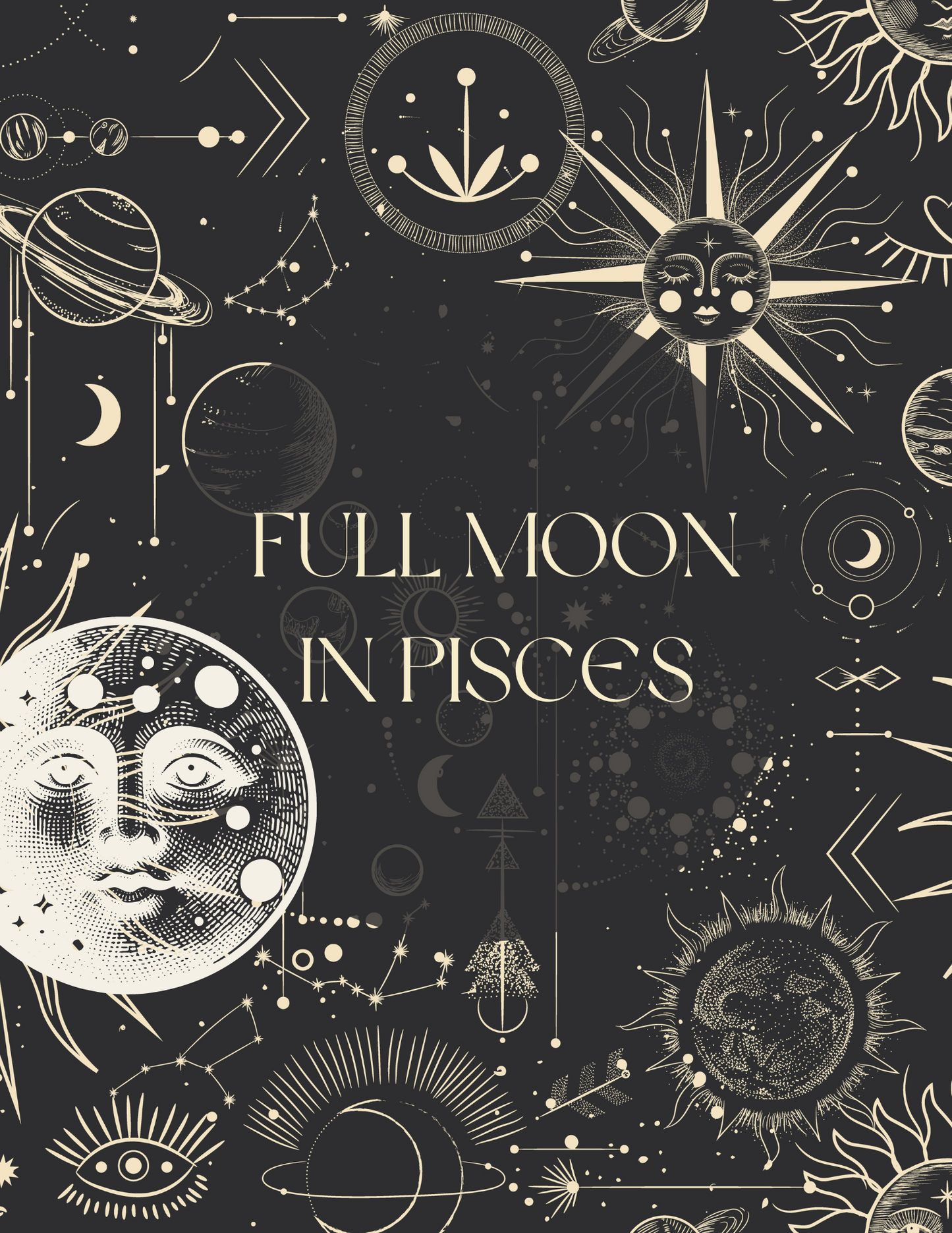 Super Full Moon in Pisces Digital Ritual Book / Printable Workbook