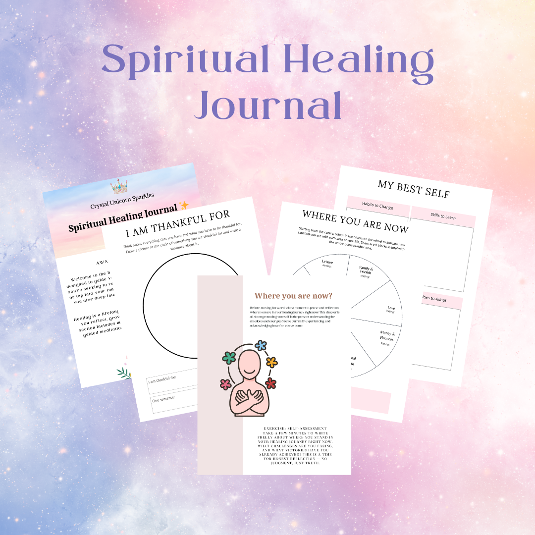 Spiritual Healing Journal – Available in Both Digital and Printable!