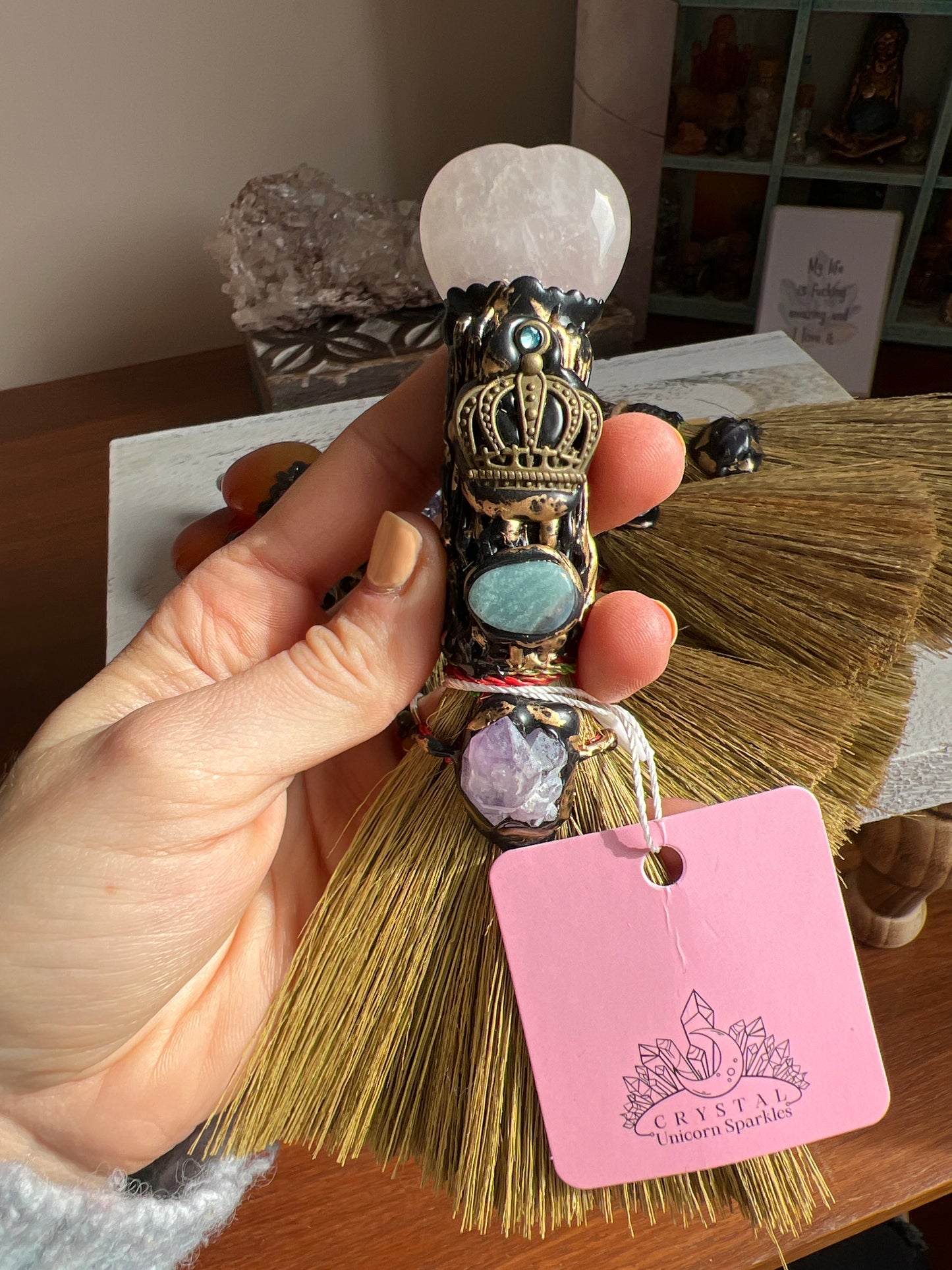 Crystal Energetic Broom