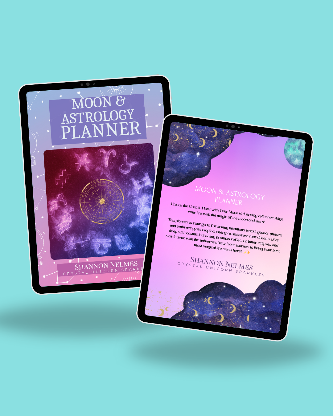 2025 Moon Astrology Planner Digital Printable