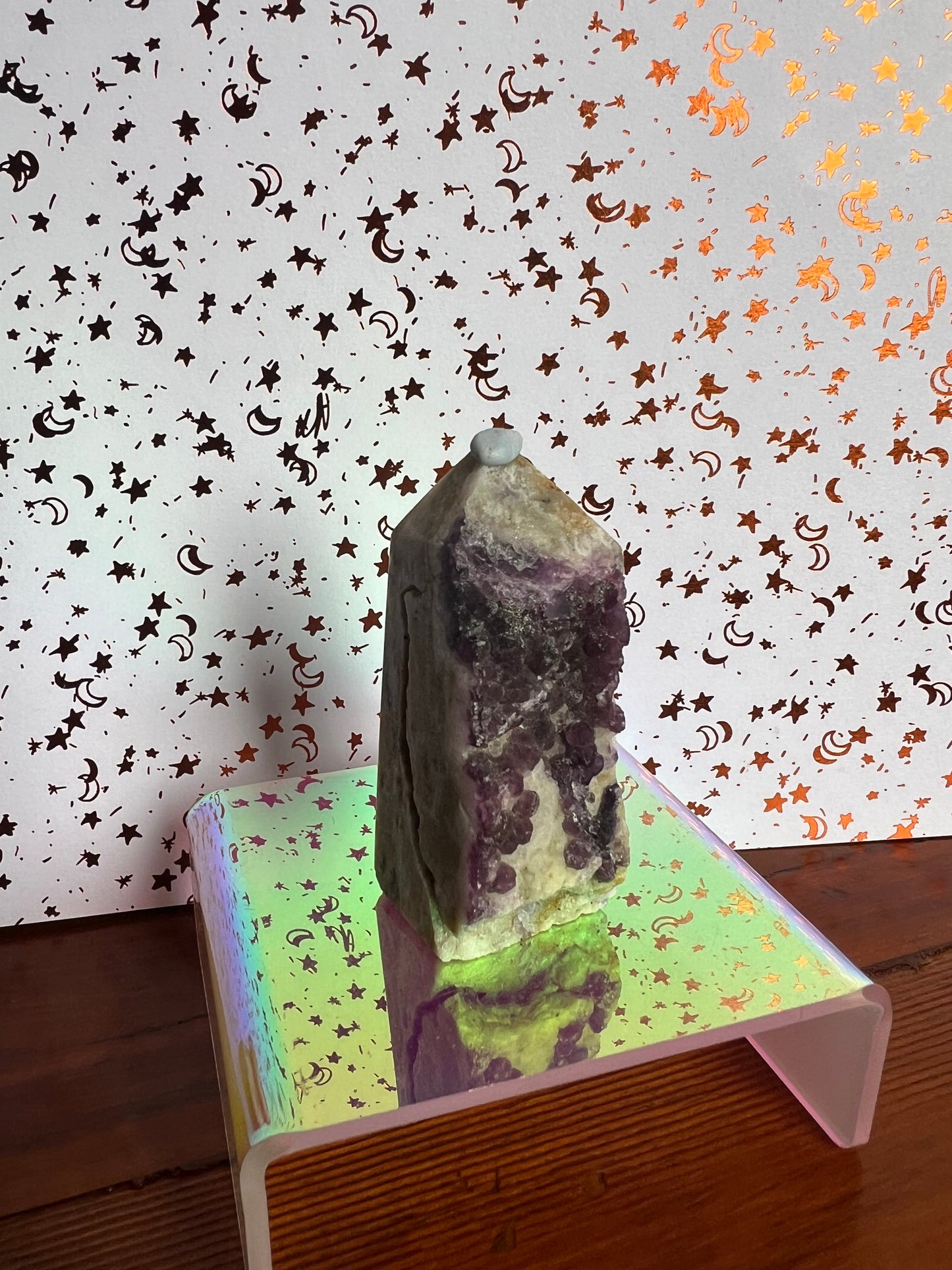 Purple Fluorite Specimen Tower