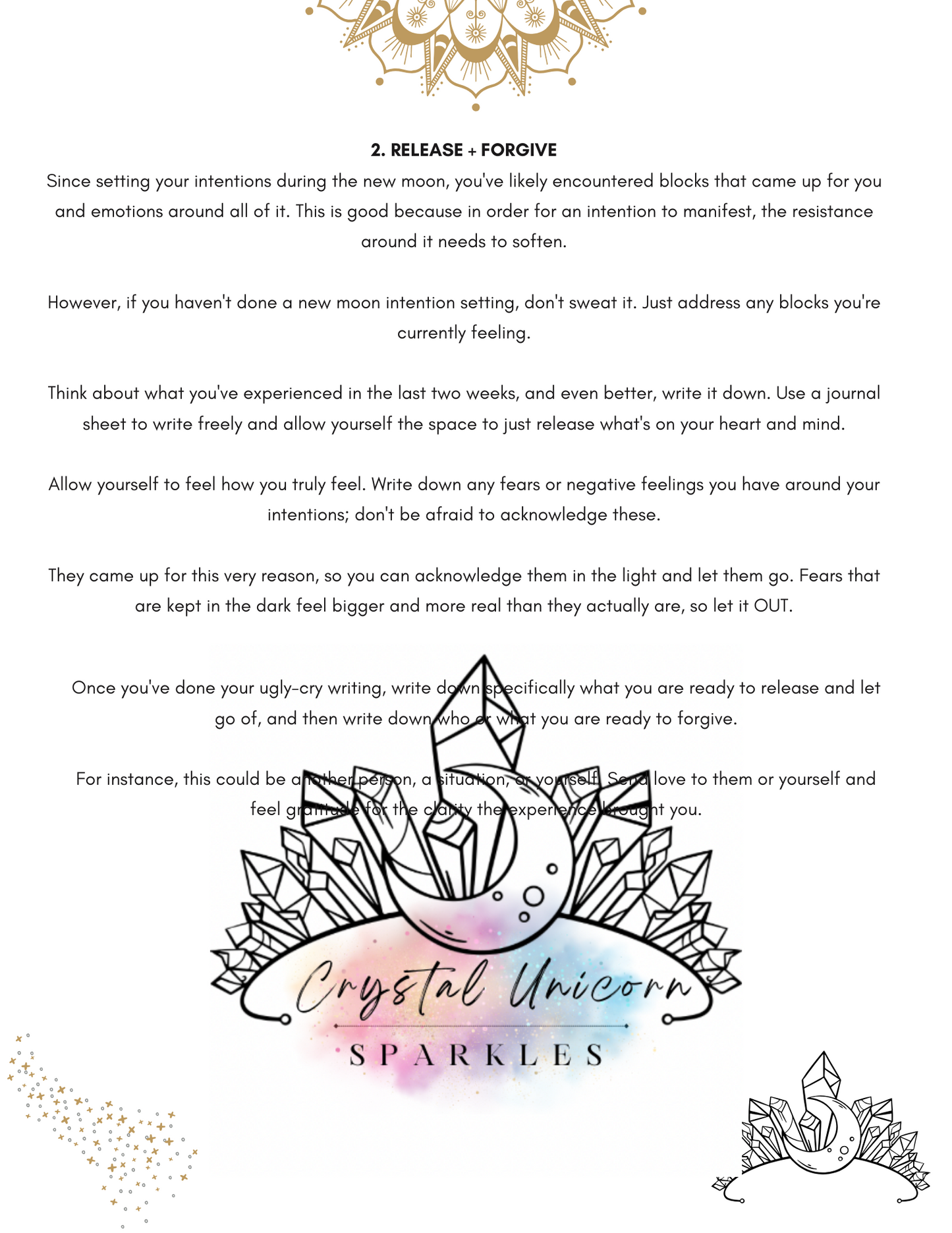 The Full Moon in Virgo Ritual Digital / Printable Work Book