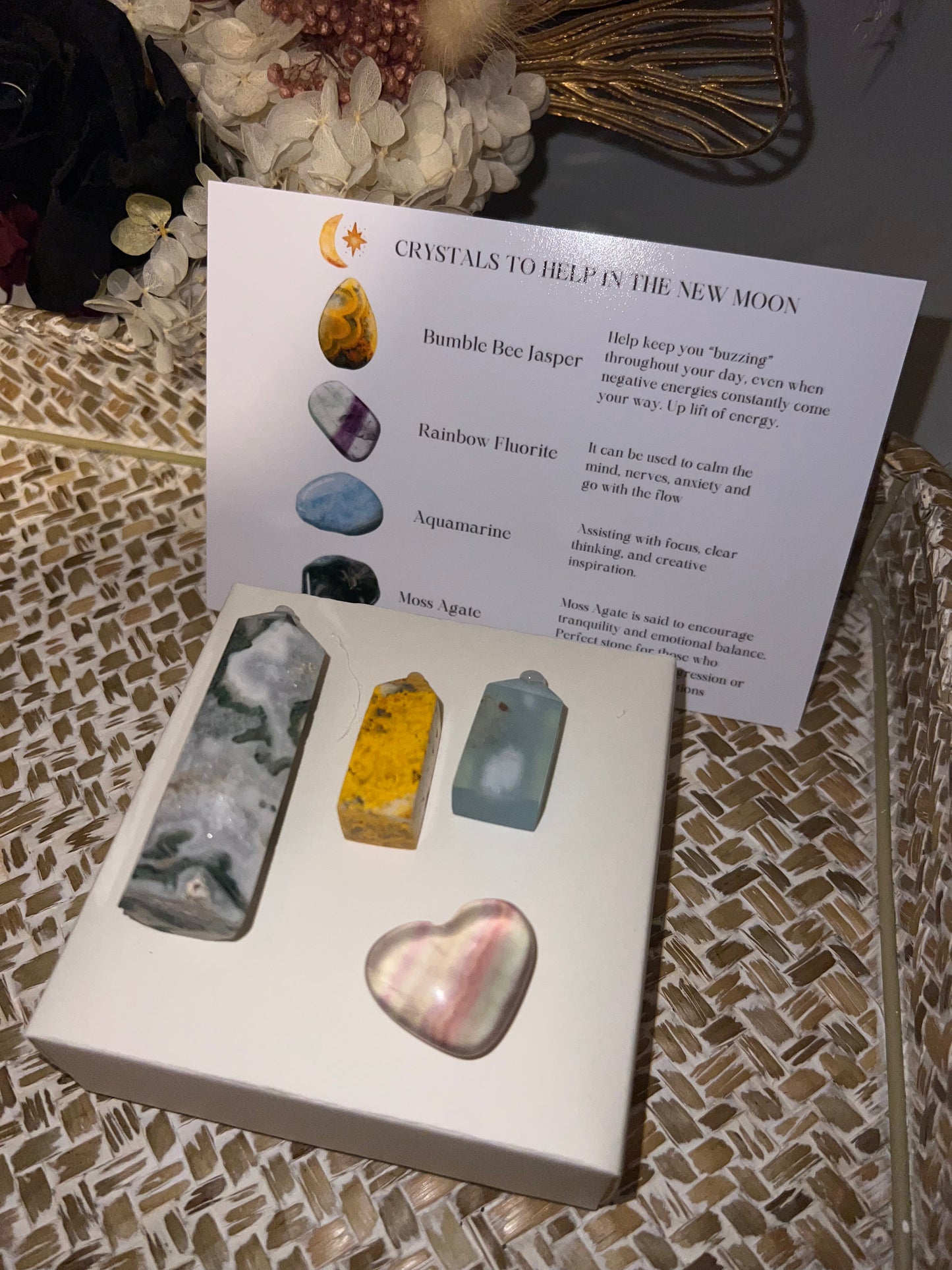 New Moon Crystal Set