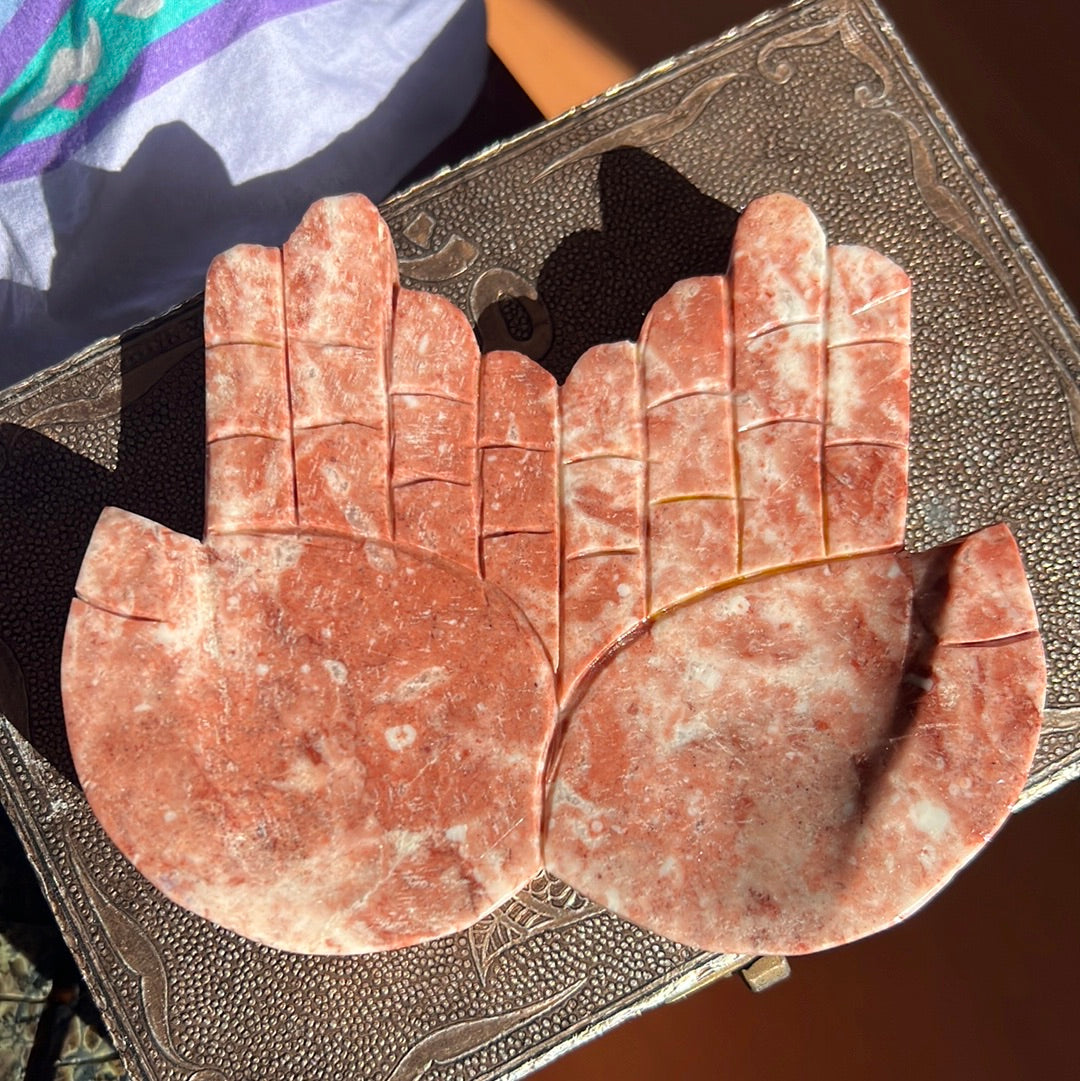 Crystal Hands Trinket Dish