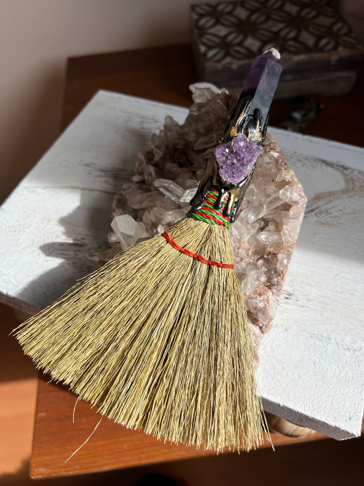 Crystal Energetic Broom