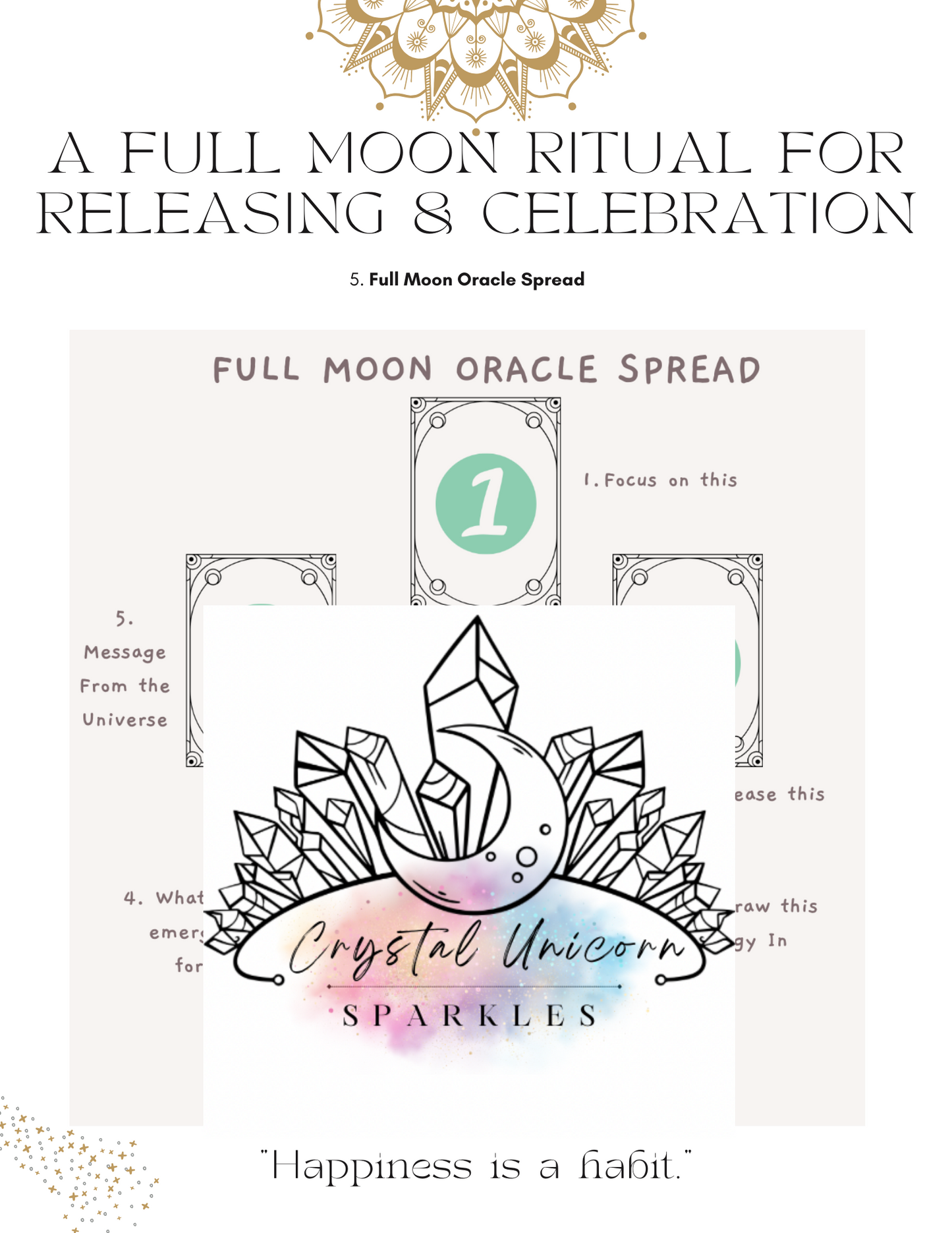 The Full Moon in Virgo Ritual Digital / Printable Work Book