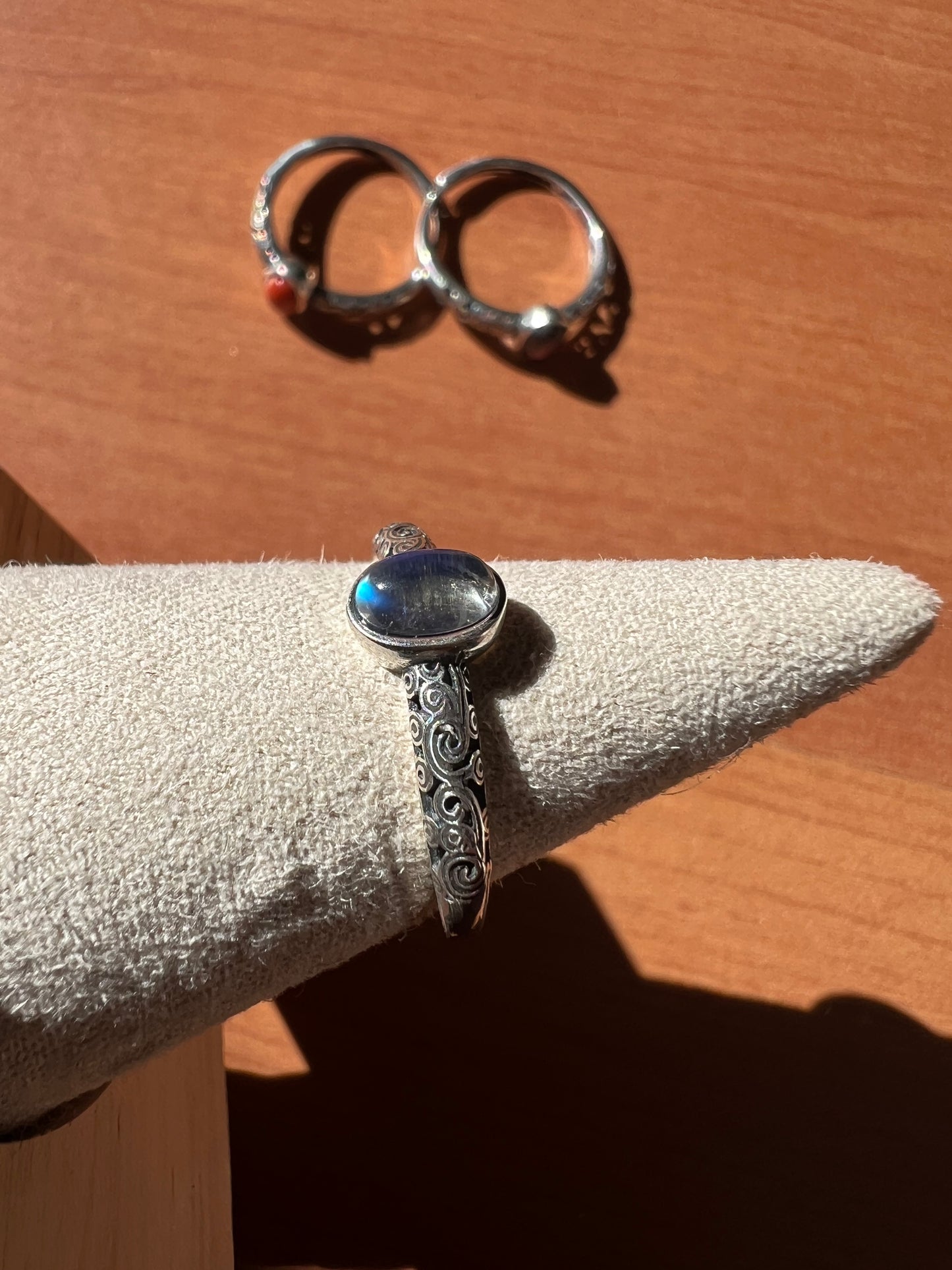 Lunar Glow Sterling Silver Ring