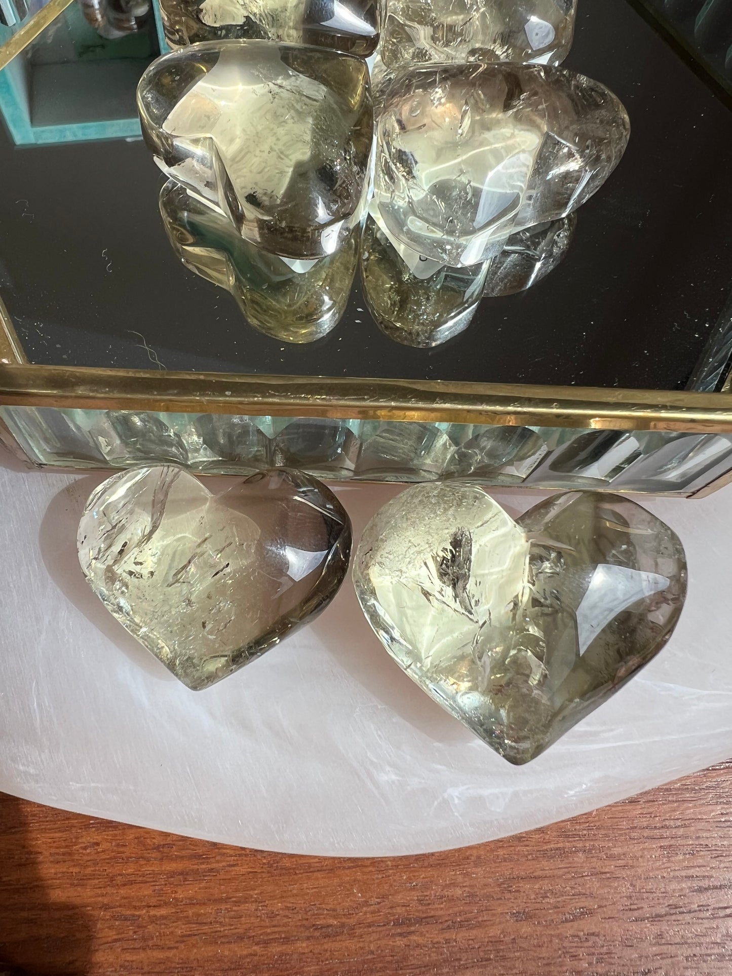 Smokey Citrine Heart