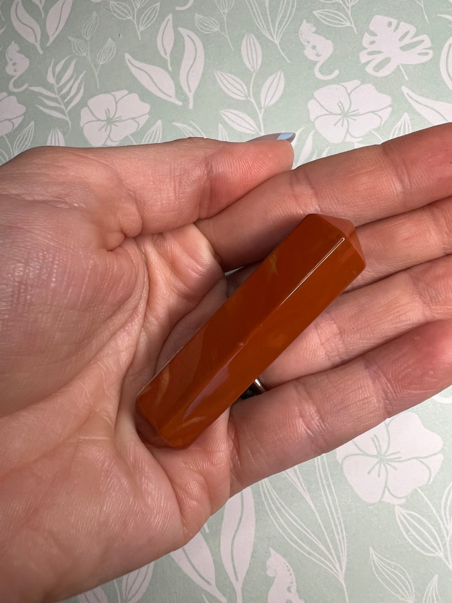 Red Jasper Double Terminator Point