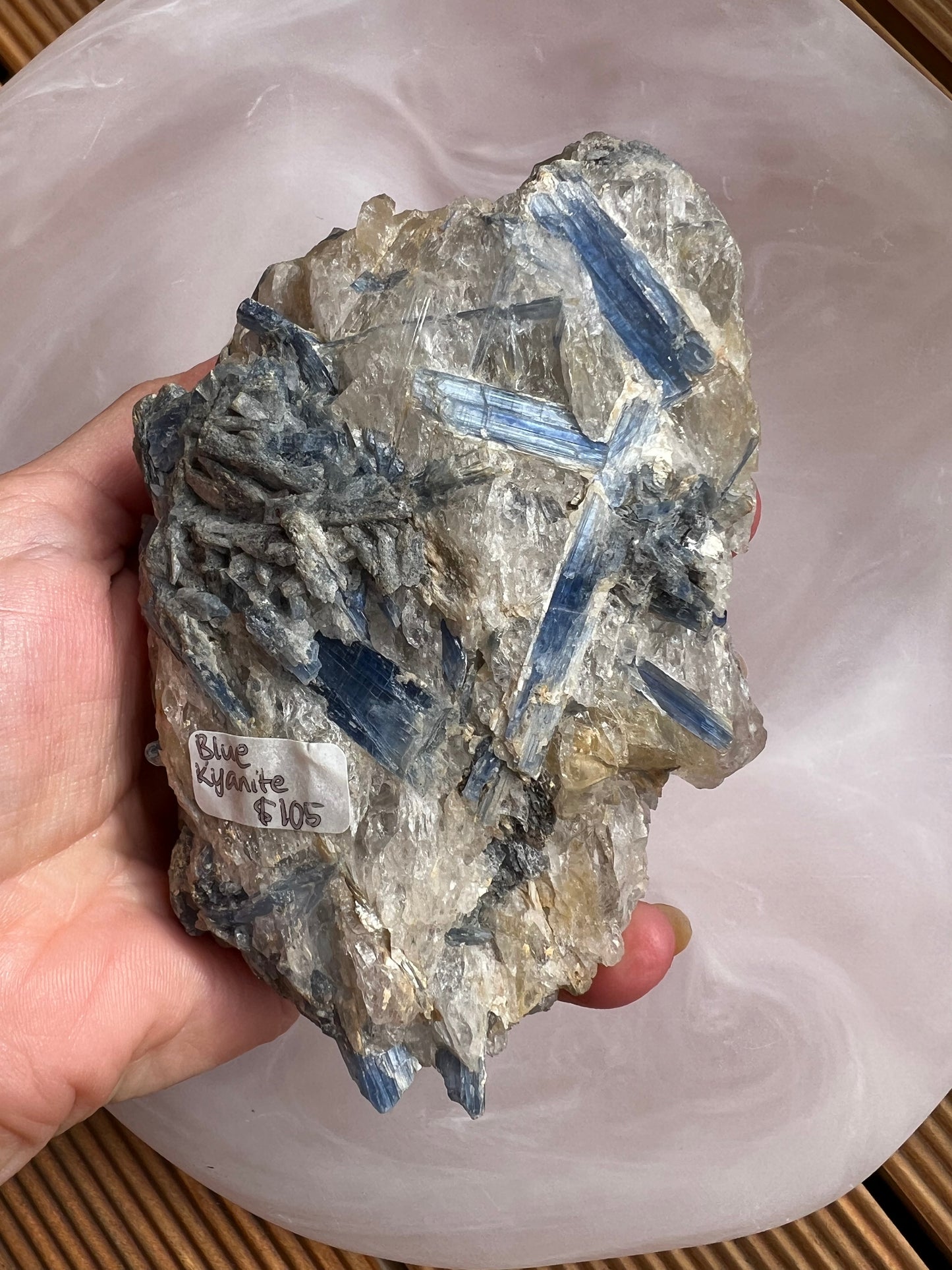 Blue Kyanite Cluster – Communication & Higher Knowledge