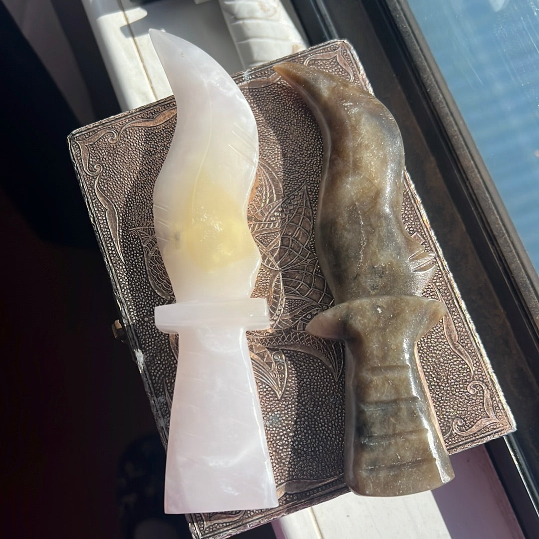 Crystal Dagger Carvings