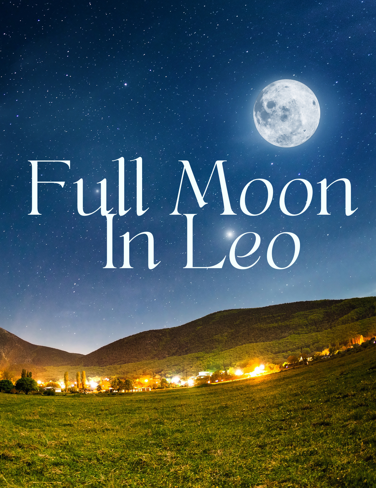 Full Moon In Leo Digital Work Book