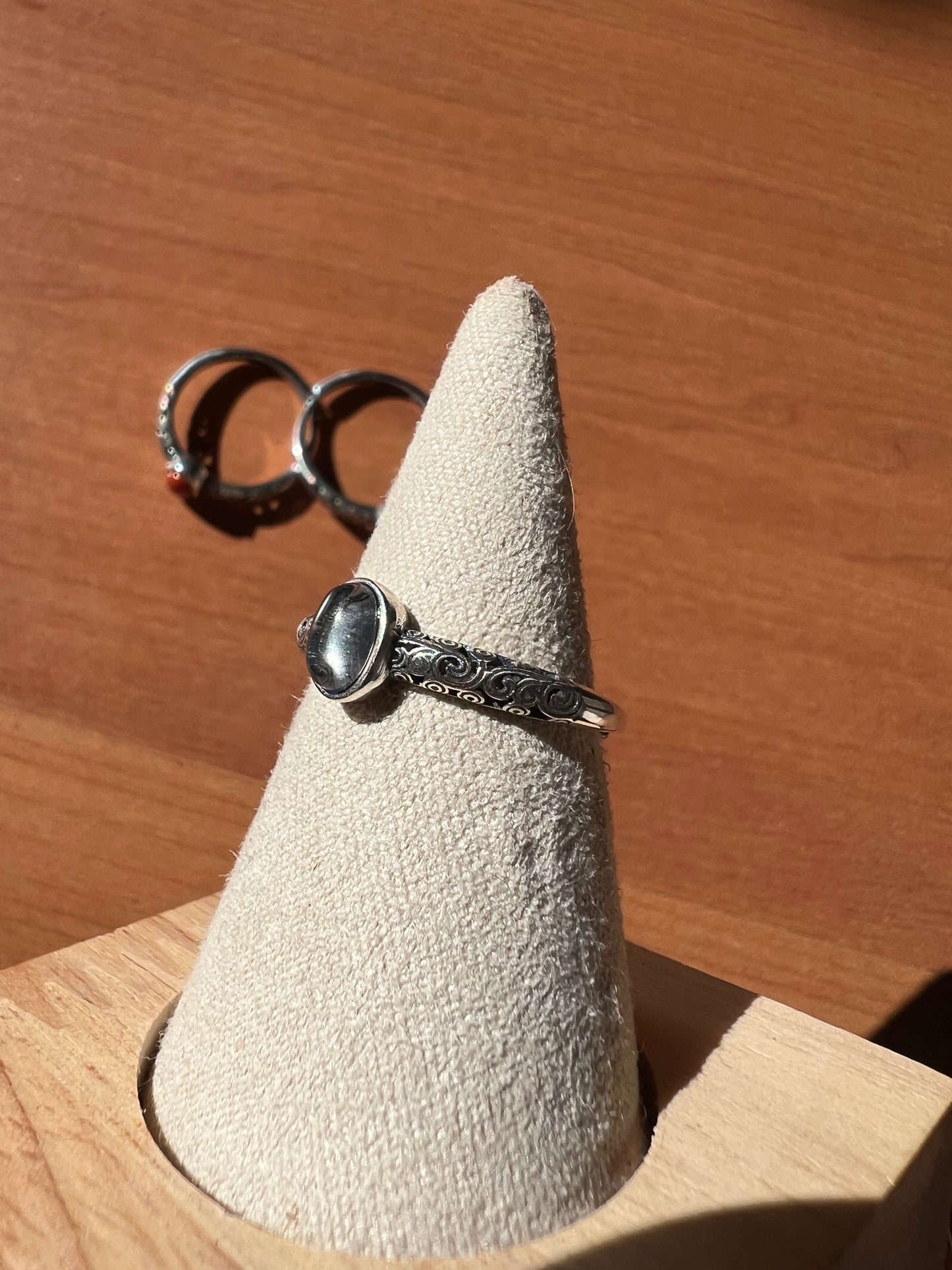 Lunar Glow Sterling Silver Ring