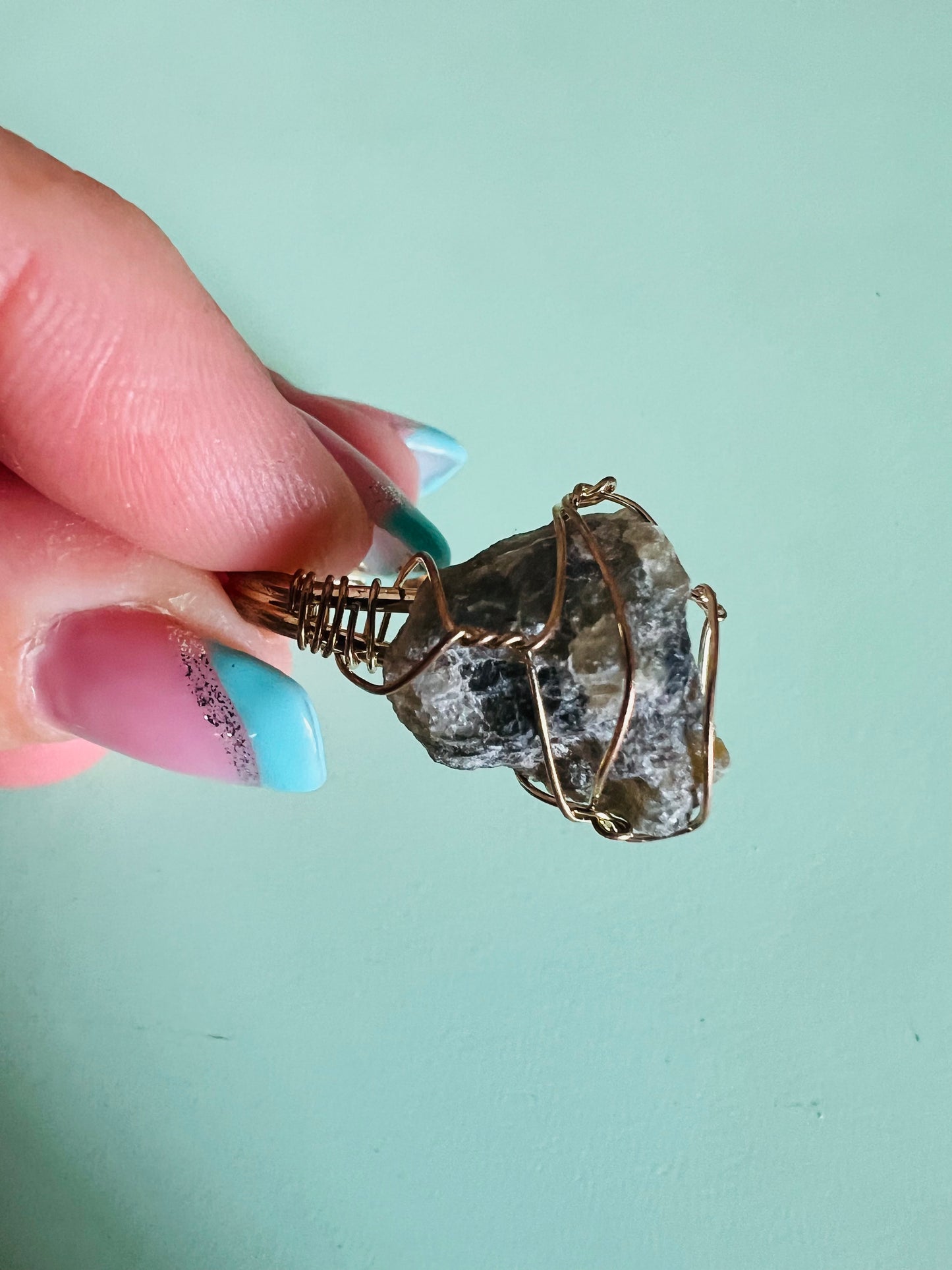 Wire Wrap Gold Plated Ring