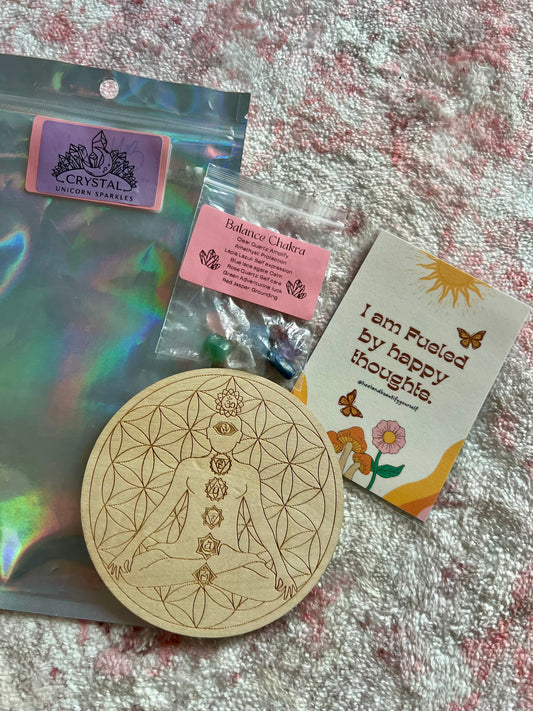 Flower of Life Chakra Balance Grid Set