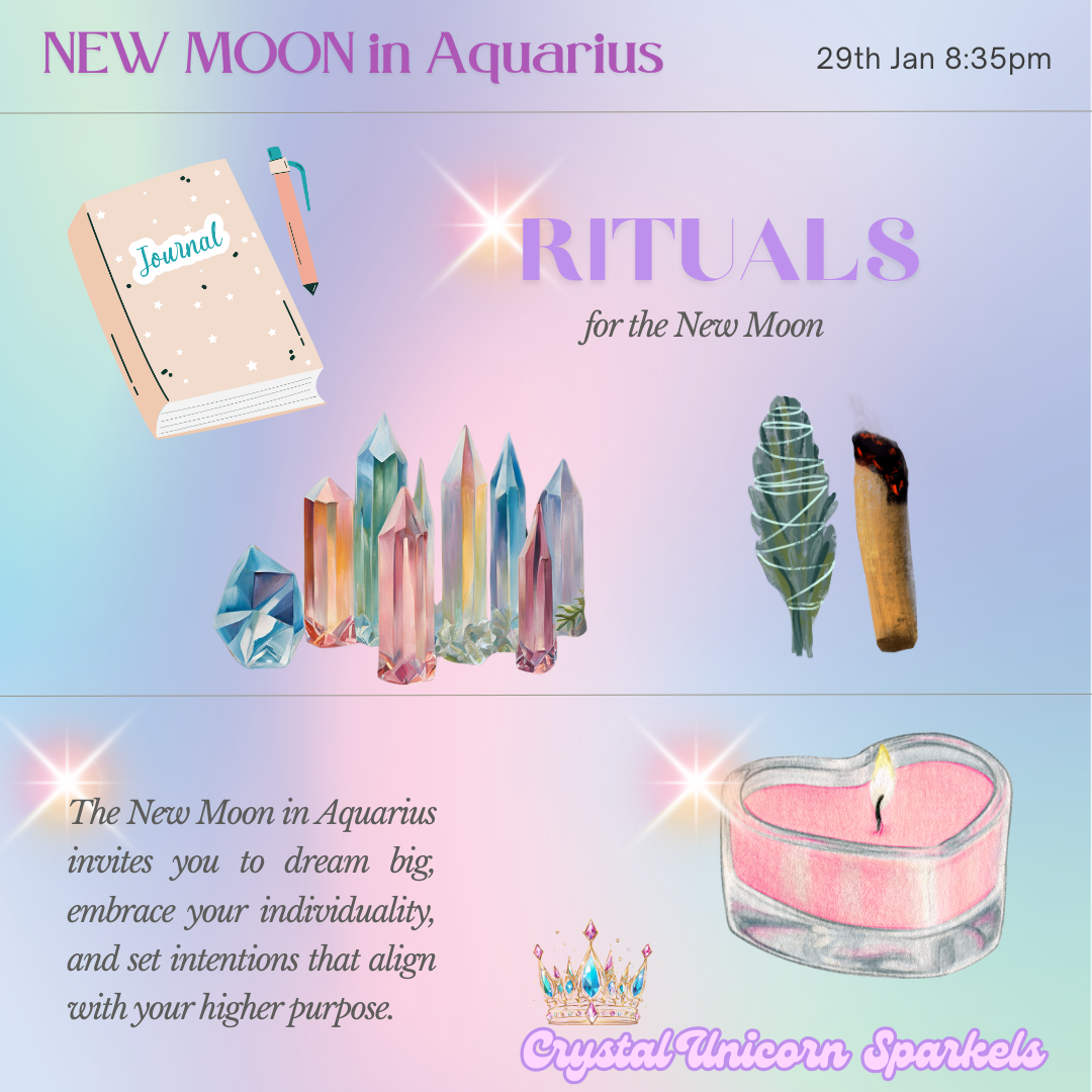 Embrace New Beginnings with Our New Moon in Aquarius Journal & Meditation