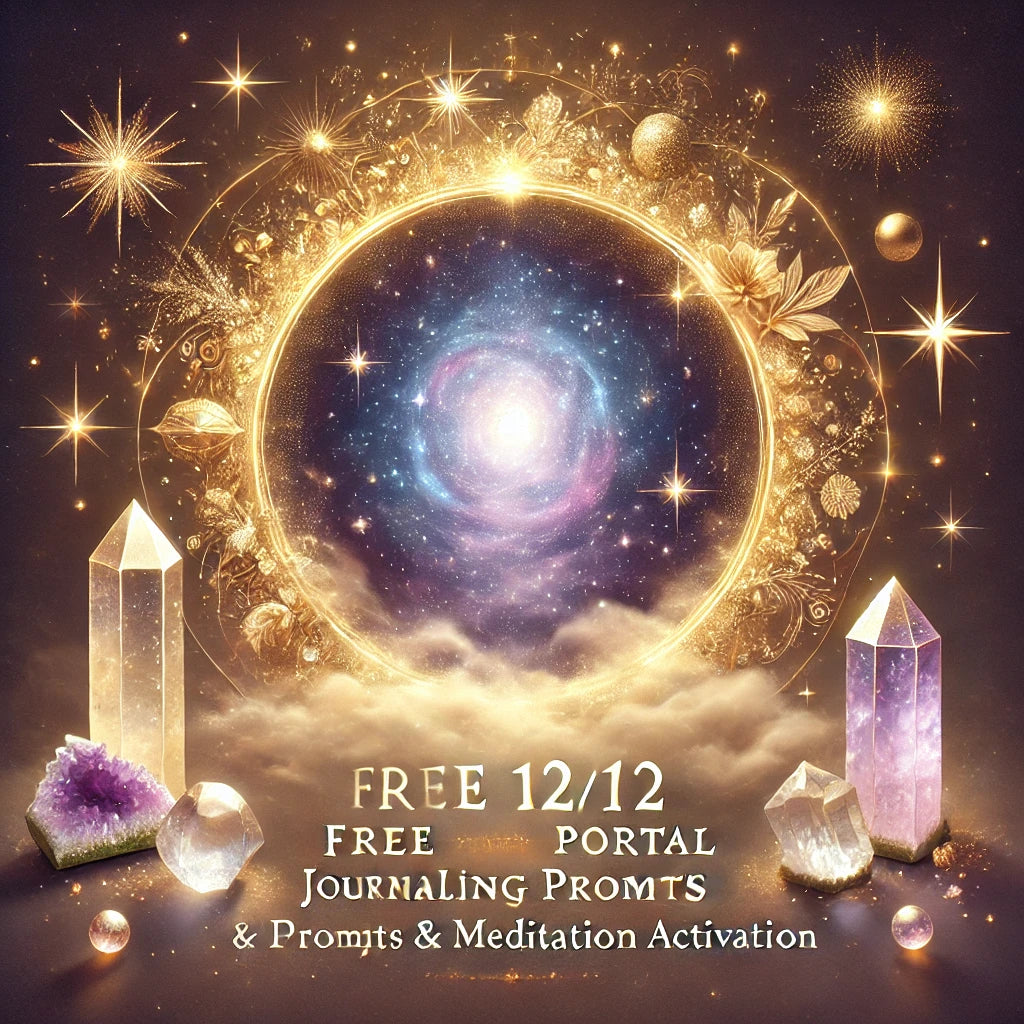 Free 12:12 Portal Journaling prompts and Meditation Activation