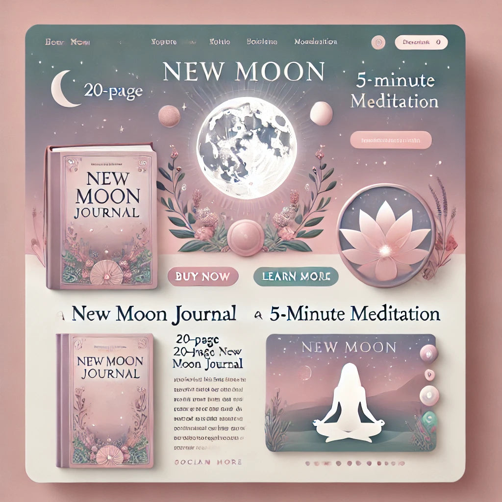 Embrace New Beginnings with Our New Moon in Aquarius Journal & Meditation